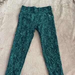Green gymshark leggings